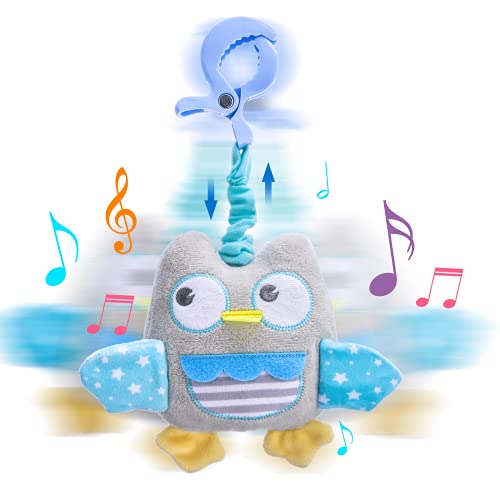 Lupantte Owl Music Pram Baby Toys Stretch Make Music and Rub Ears Make Rustling Newborn Sensory Pram Toys for Boys and…