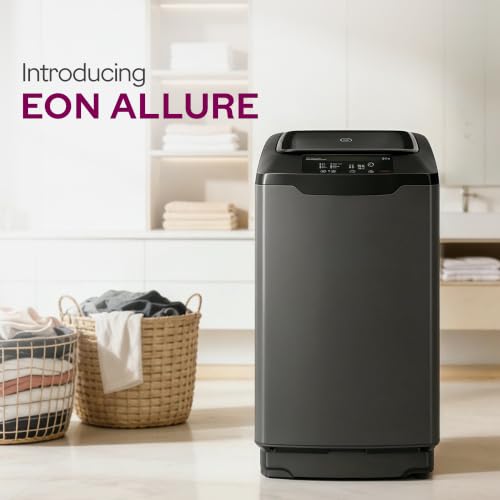 Image of Godrej 8 Kg 5 Star Zero Pressure Technology, Fully-Automatic Top Load Washing Machine (2024 Model, WTEON ALR C 80 5.0 FDANS GPGR, Roller Coaster Wash and Advanced Digital Display, Graphite Grey)