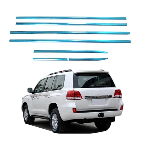 Moulures vitres Land Cruiser 200 acier inoxydable anti-rayures