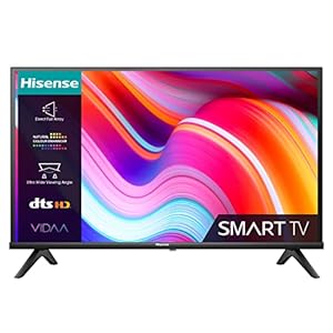 Hisense 40 Inch FHD VIDAA Smart TV 40A4KTUK - Natural Enhancer, HDMI, Share to TV, and Youtube, Freeview Play, Netflix and Disney+ (2023 Model)