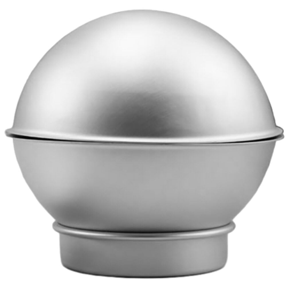 Ciieeo 1 Set Half Ball Bath Mold Aluminium Alloy Semicircular Cake Sphere Half Ball Mold