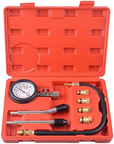 Professional Petrol Engine Compression Tester Kit Set for Automotives and Motorcycles