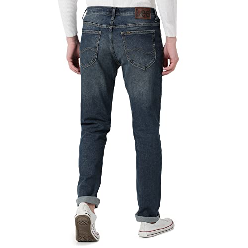 Image of Lee Men's Bruce Skinny Fit Mid-Rise Jeans