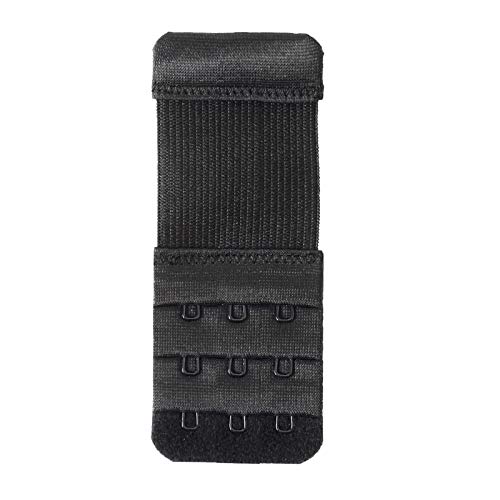 Yarbar Bra Extender 3 Hook Womens Bra Strap Extenders Pack Of 3 Soft Comfortable (Assorted, 1/2 Inch Spacing) #TOP3