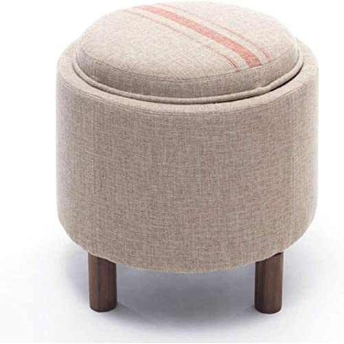 Repose-pieds et poufs tabourets multifonctions à rayures