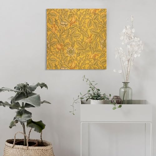 Impression sur toile William Morris Oiseaux pour sublimer la décoration murale du salon