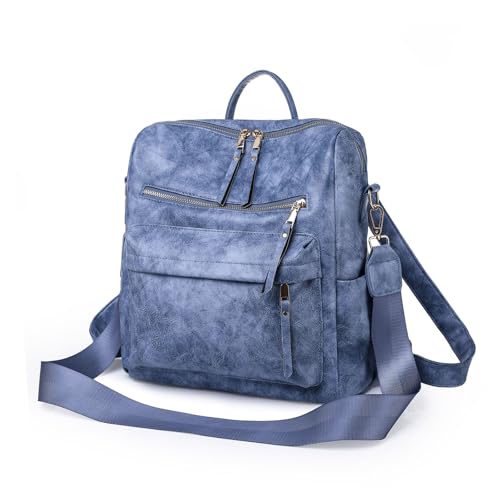 Image of Women's Fashion Backpack Purse for Women Leather Multipurpose Design Ladies Shoulder Bag Travel bag Satchel Handbags