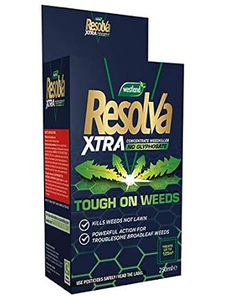 Westland Horticulture 20300525 Resolva Xtra Weedkiller Concentrate No-Glyphosate 250ML