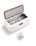 JOFLVA Ultraschallreiniger, Ultraschallreinigungsgerät 500ml, Ultraschallreinigungsgerät Brille, 45 Khz Ultraschallgerät Für Reinigung Von Brillen Schmuck Uhren Zahnersatz Münzen, Mit Reinigungskorb.