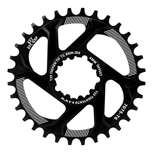 outdoorm �o�C�N�p 32T �V���O���X�s�[�h�`�F�[�������O 6mm�I�t�Z�b�g �_�C���N�g�}�E���g �i���[���C�h �A���~�`�F�[���z�C�[���iSARM�Ή��j (��)