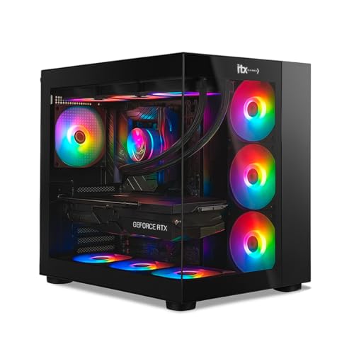 PC Gamer ITX Arena, Ryzen 7 7800X3D, NVidia GeForce RTX 5070 12GB, Ram 32GB, SSD NVMe 1TB, Gabinete Gamer RGB (32GB | SSD 1TB)