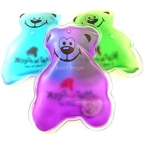 Heat In A Click Instant, Portable And Re-usable Gel Heating Pads - 2 Recktangle Pads Cover