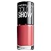 Produktbild Maybelline New York Make-Up Nailpolish Color Show Nagellack Coral Craze/Ultra glänzender Farblack in knalligem Rot, 3 x 7 ml