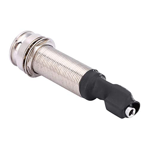 1/4" (6.35Mm) Output 2.5Mm Input Endpin Jack, Piezo Pickup Jack Built-In Rod Piezo Pickup For Acoustic Guitar #TOP6