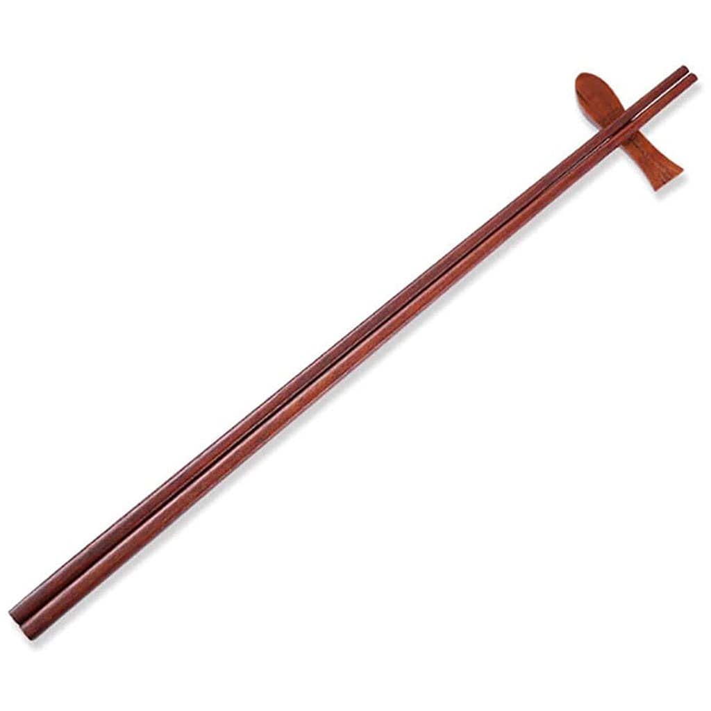 Baguettes de cuisine en bois extra longues de 42 cm, pour nouilles, cuisine, friture, baguettes japonaises coréennes réutilisables, baguettes pour casserole chaude B