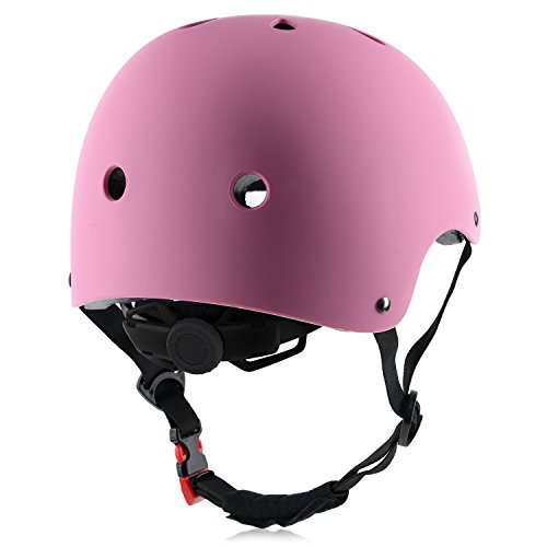 Kids Bike Helmet, Adjustable And Multi-Sport, From Toddler To Youth, 3 Sizes (Pink) #TOP2