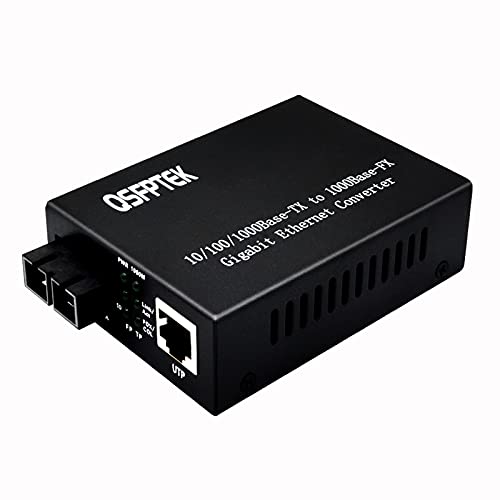 QSFPTEK Mini Unmanaged 2X 101001000Base-T RJ45 to 1000Base-X SFP Gigabit Ethernet to Fiber Media Converter AC 100V~240V or DC 5~12V Optional product thumbnail 11
