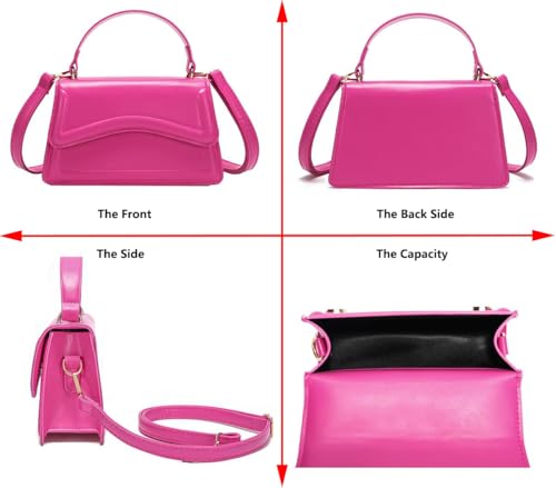 Image of Mini Crossbody Bag for Women, Cute Mini Purse, Ladies Small Top Handle Satchel, Trendy Daily Clutch Purse