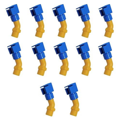 Image of Solar Panel Cleaning Sprinkler Shower - 1 /2 Inch Standard Size, High-Pressure Nozzle, Durable & Efficient Water Spray for Optimal Solar Panel Cleaning (pack of 12)