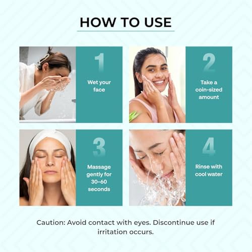 Image of Dr. Sakhiya's Acne & Pimple Face Wash (70ml) 2% Salicylic Acid, Niacinamide Oil-Free, Paraben-Free Dermatologist Formulated Cleanser | Reduces Breakouts & Blackheads