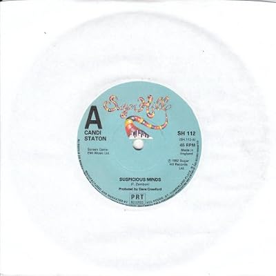 Staton, Candi Suspicious Minds 7" Sugar Hill SH112 EX 1982