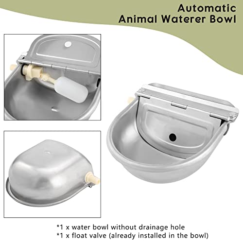 Natgai Automatic 304 Stainless Steel Waterer Bowl thumb #2