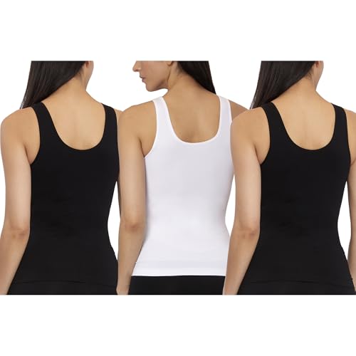 Image of Skinnygirl Women's Scoop Neck Seamless Shaping Camisole, 3-Pack