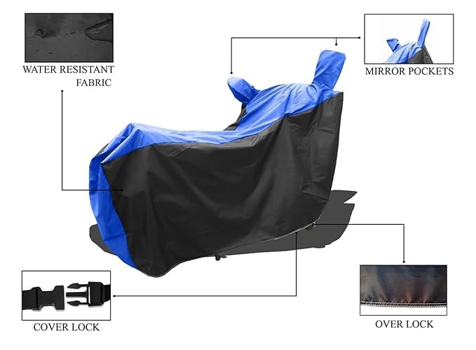 Image of Scooty - Bike Cover for ( All Type SCOOTY ) Ola S1 Pro Gen 2 Scooty Bike Cover with Water-Resistant and Dust Proof Premium 190T Fabric )