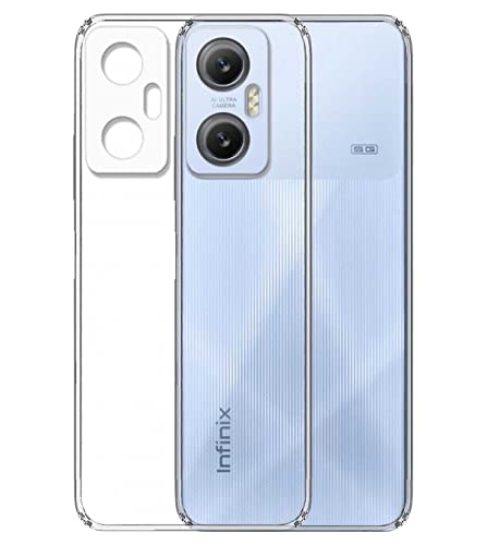 Image of Transparent Soft Silicone TPU Flexible Back Cover Compatible with Infinix Hot 20 5G