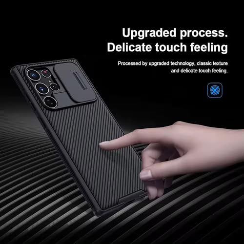 Image of iFAST Premium Back Cover Case Compatible with Galaxy S24 Ultra Soft Shokproof TPU and Hard Polycarbonate (PC) (Slider | Blue)