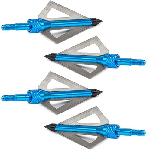 Irq 20 Inch Carbon Crossbow Bolts, 12 Pack Carbon Crossbow Arrows And 6 Pack Crossbow Broadheads Set For Hunting And Outdoor Practice (18 Pack) (Blue And White) #TOP4
