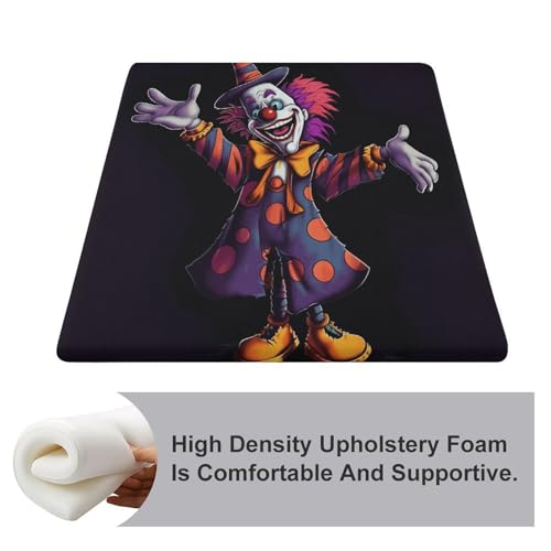 Coussin de chaise en mousse amovible et lavable pour assise carrée cuisine - 4