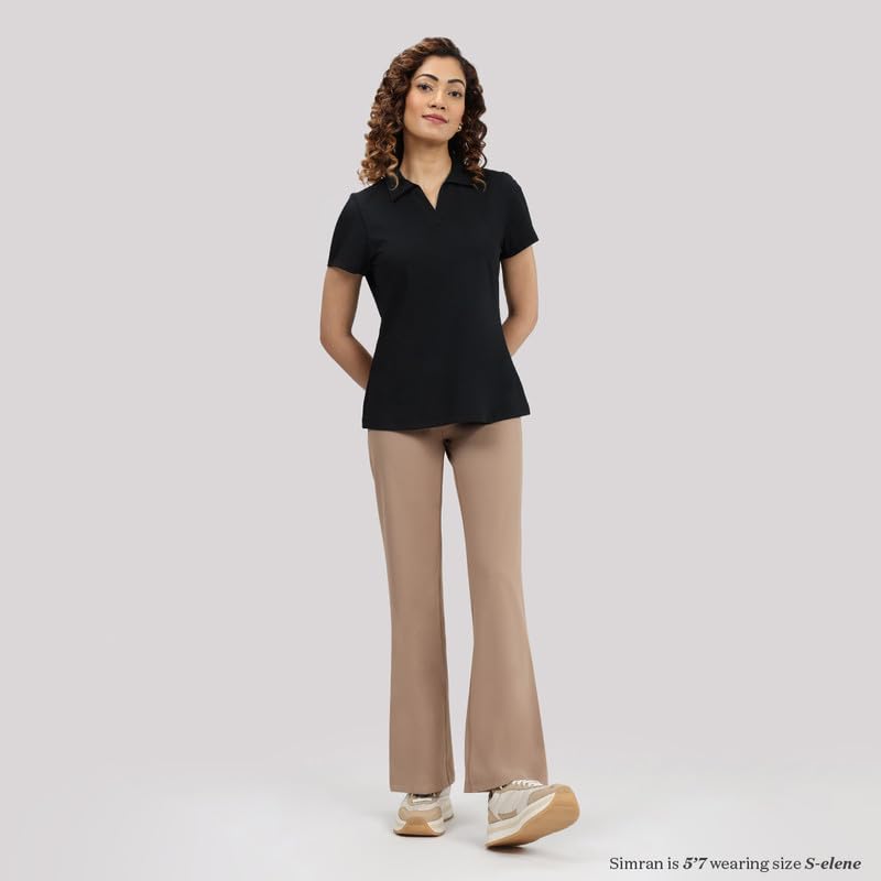 BlissClub Damski t-shirt Solid Modern Fit