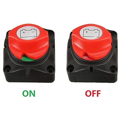 ANJOSHI Battery Switch Master Isolator Cut Off Kill Switch for RV Battery Marine Boat Car Vehicles 275/1250 Amps Waterproof