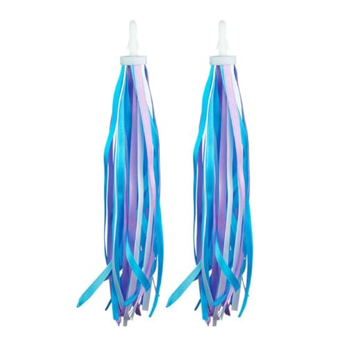 Colorful Bike Tassels Ribbon Fashion Bike Handlebar Streamers Funny Bicycles Ornaments For Kids Children Easy To Use Bike Handlebar Streamers Decoration For Kids Bike Accessories For Children