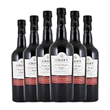 Caja de 6 Botellas de 75 cl Croft Port Fine Ruby Porto 75 cl Vino generoso (Caja de 6 Botellas de 75 cl)