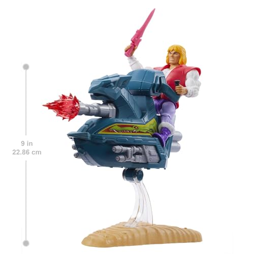 Prince Adam con Sky Sled Masters of The Universe Origins regalo de cumpleaños para niños 5
