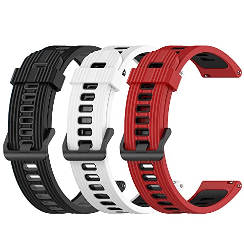 Wrist Strap Compatible With LIGE Smart Watch for Men, Replacement Wristband Compatible for LIGE BW1290/BW0290/BW0220/BW0264/BW0298/BW1831/ST2/ST8 Soft Silicone Watch Band Adjustable Wristband Bracelet