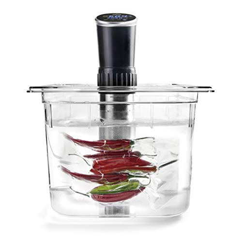 LACOR 69304 Sous Vide Precise, Cocedor a baja temperatura, Acero Inoxidable 18/10, 1.200 W