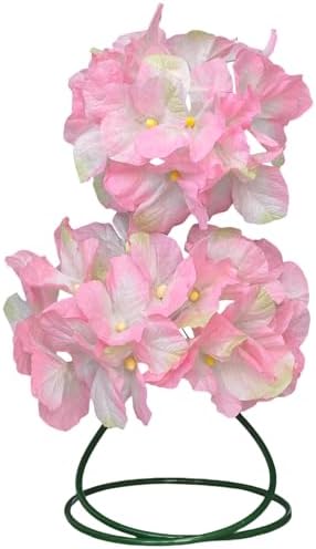 Giant Artificial Hydrangea Flowers Decoration - Big Faux Flower for Garden Porch Yard Wedding Birthday Decoration, Indoor Large Fake Flowers for Home Decor Shop Window Display,Pink