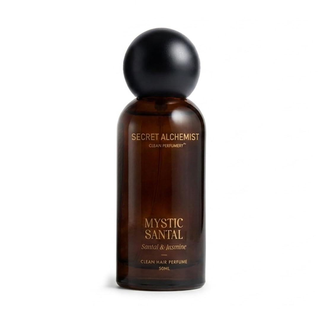Mystic Santal Hair Perfume For Women & Men, Jasmine Sandalwood Mist, Alcohol Free Long Lasting, 50ml-image-3