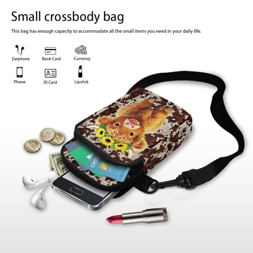 Image of Xpyiqun Small Crossbody Bag Women Phone Purses Sling Shoulder Handbag Cross Body Pouch Wallet Bags