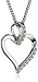 Produktbild XAANA Herzanhänger mit Zirkonia inkl. Panzerkette 45 cm aus 925er Sterlingsilber AMZ0224