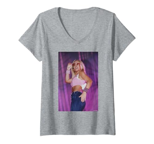 Photo de Femme Geri Halliwell Ginger Spice Girls par Andy Willsher T-Shirt avec Col en V