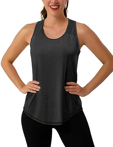 Aeuui Womens Workout Tops Sleeveless Racerback Tank Tops Mesh Yoga Athletic Running Shirts Gym Clothes for Women2