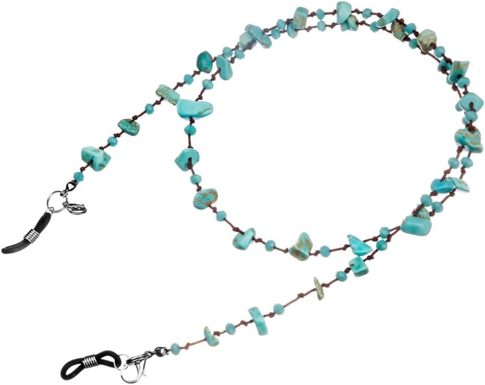 Irregular Beads Charm Reading Sunglasses Lanyard Strap Necklace Eyeglass Chain Cord
