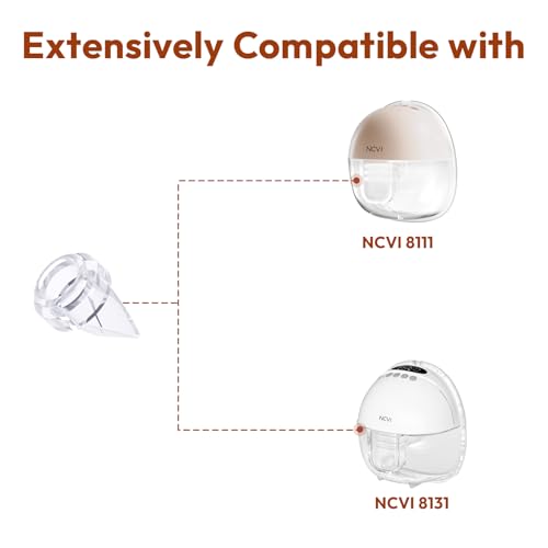 Accesorios para extractor de leche NCVI compatible 2 unidades miniatura 2