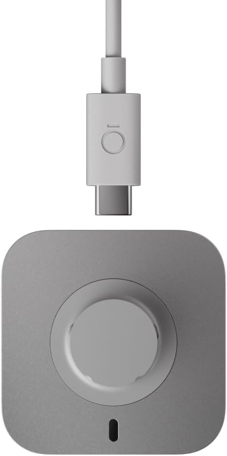 Ring 4 Charger - Grey - Size 10 - Charging Dock and USB-C Cable | Recharges Your Smart Ring Battery for up to 8 Days