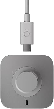 Oura Ring Gen 4 Charger - Grey - Size 8 Compatible - Includes Charging Dock & USB-C Cable | Charge Smart Ring Up to 8 Days
