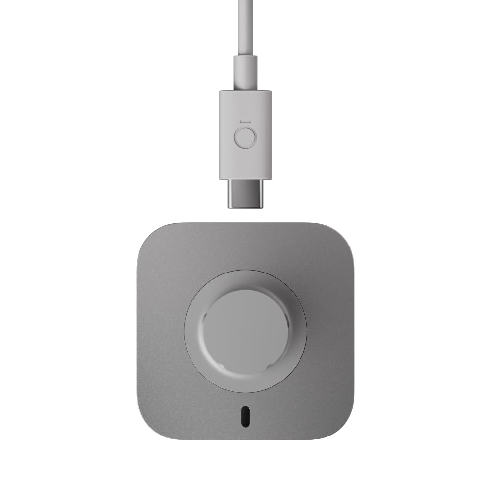 OURA Ring 4 Charger – Grey – Size 11 – Charging Dock and USB-C Cable | Recharges Your Smart Ring Battery for up to 8 Days